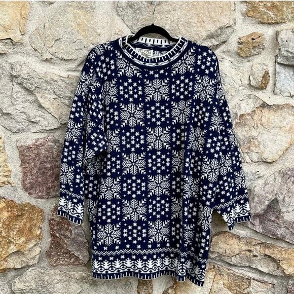 Plus size Venezia Vitale snowflake sweater size 22/24 - Picture 4 of 7